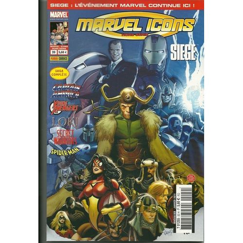 Marvel Icons Hors-Série N° 20 : " Siege " ( Captain America / Young Avengers / Loki / Secret Warriors / Spider-Man )
