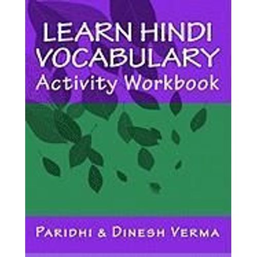 Learn Hindi Vocabulary Activity Workbook