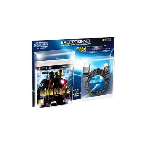 Iron Man 2 + Câble Hdmi Ps3