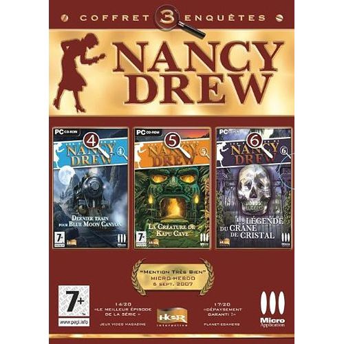 Coffret 3 Enquêtes De Nancy Drew Pc