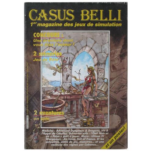 Casus Belli, 1er Magazine Des Jeux De Simulation  N° 31 : Modules : Ad&d Niv 8, L'appel De Cthulhu - Scénarios Solo : L'oeil Noir Et Un "Polar" Prêt À Jouer