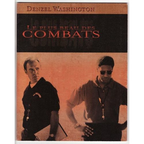 Le Plus Beau Des Combats.  N° 0 : Dossier Presse Film De Boaz Yakin Avec Denzel Washington, Will Patton, Wood Harris. 7cine7