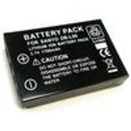 Batterie DB-L50 pour Sanyo  pour caméscope(s) VPC-HD1000, VPC-HD1010, VPC-HD2000, Xacti DMX-FH11, Xacti DMX-HD1010, Xacti DMX-HD2000, Xacti DMX-WH1, Xacti VPC-TH1, Xacti VPC-WH1