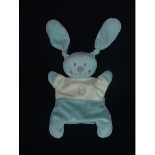 Doudou Plat Marionnette Lapin A B C Pommette