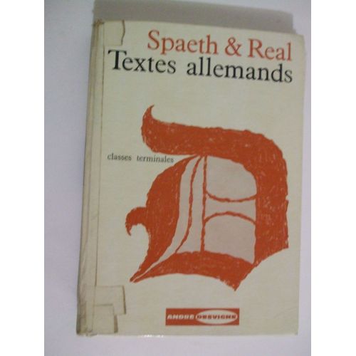 Textes Allemands Classes Terminales