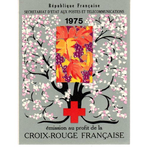 France 1975 Carnet De 8 Timbres (1860 Et 1861) Yt2024 Saisons Automne Printemps