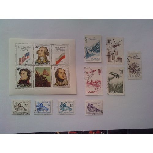 Lot De Timbres Polonais
