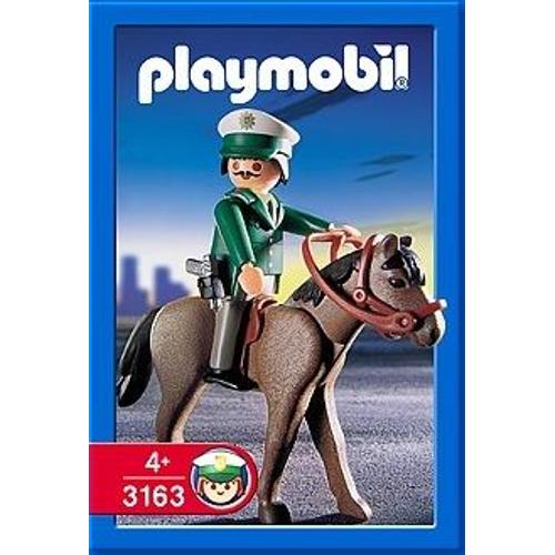 Playmobil 3163 : Policier À Cheval