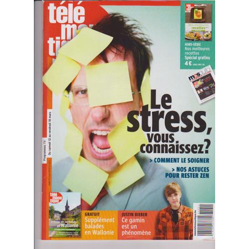 Tele Moustique  N° 4441 : Justin Bieber  / James Deano / Avril Lavigne / Liam Gallagher / Annie Girardot / Anthony Hopkins / X Factor / Guide Antistress