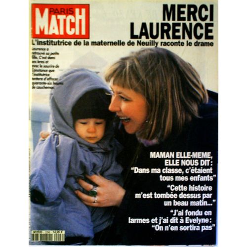 Paris Match  N° 2296 : Prise Otages Écoliers De Neuilly Gotlib Claudia Schiffer Stéphanie De Monaco Abbé Pierre Bernard Kouchner Charles Trenet