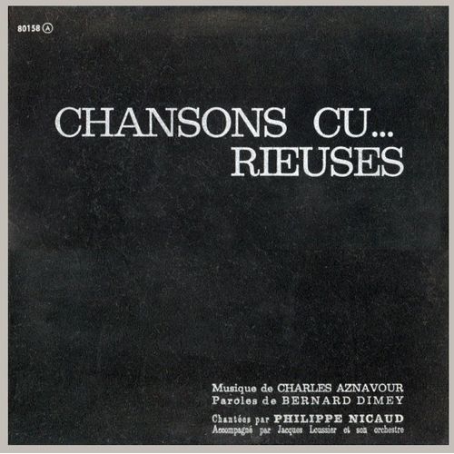 Chansons Cu...Rieuses (Tirage Limité & Numéroté)
