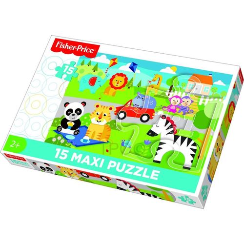 Puzzle Trefl - Mattel Fisher-Price, 15 Pièces Xxl