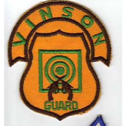 Usa Ecusson Sécurité Vinson Guard 8 Cms Environ