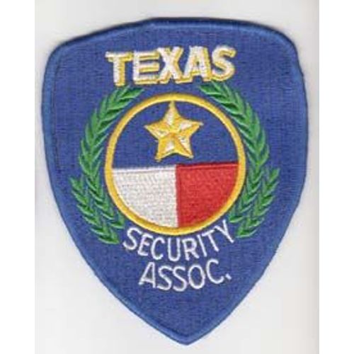 Usa Ecusson Texas Security Association 10 Cms Environ
