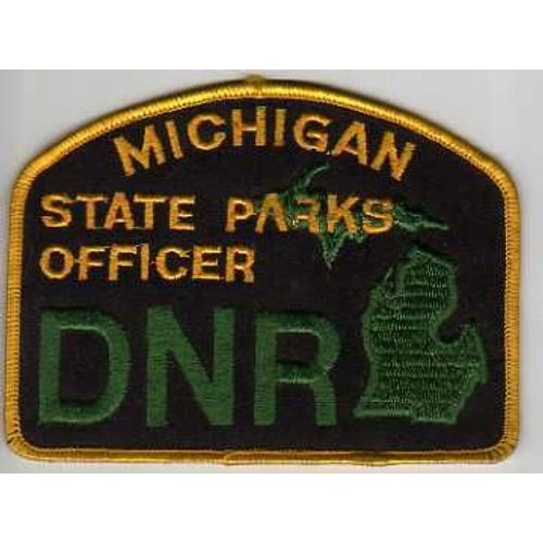 Usa Ecusson Michigan State Parks Officer Dnr 12 Cms Environ