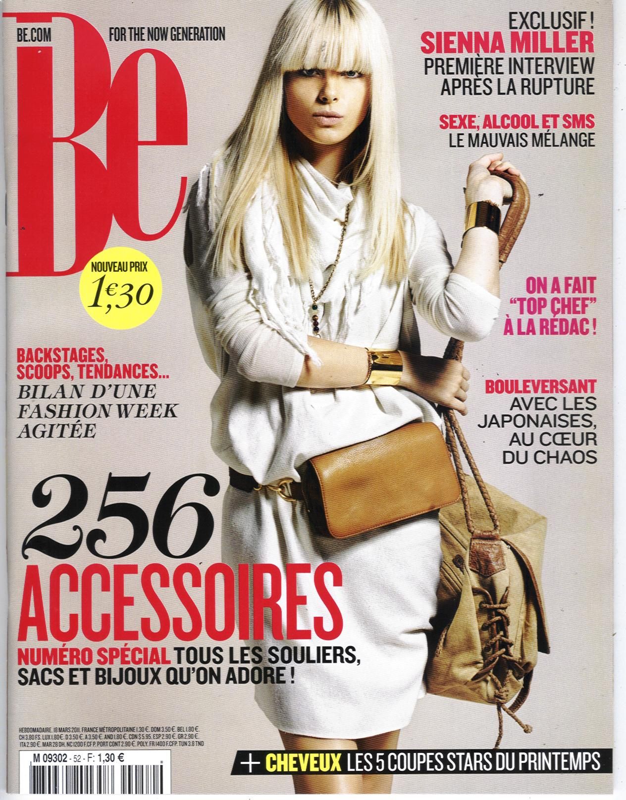 Be  N° 52 : Accessoires/ Miller/ Wilson/ Gm Jagger/ Lignac/ Aaron/ Yade/ Timberlake/ Prigent/ Japon/ Duvauchelle/ Blunt/ Byrne/ Tl-180/ Watson/ Blunt