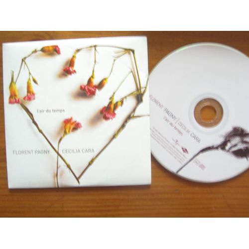 Florent Pagny Et Cécilia Cara - L'air Du Temps - Cd Single Promo Monotitre