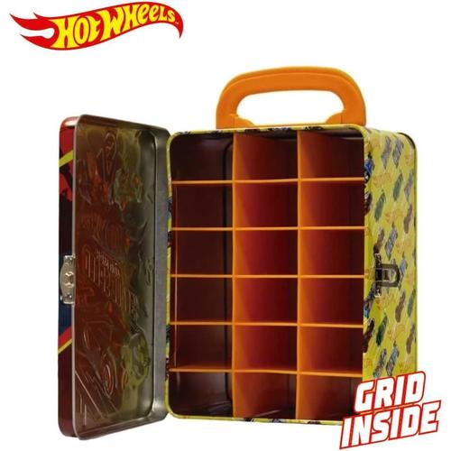 Hot Wheels 1:64 Scale Metal Car Race Team Carry Case I 18 Toy Storage