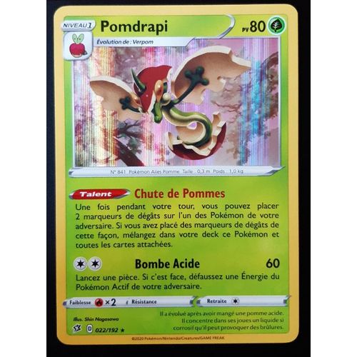 Pokemon Pomdrapi 022 / 192 Eb2 Clash Des Rebelles Holo