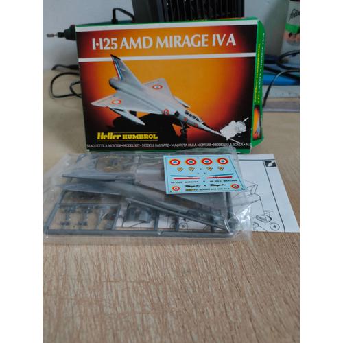 Maquette Avion Heller 1/125 : Amd Mirage Iv A ( Très Rare )-Heller