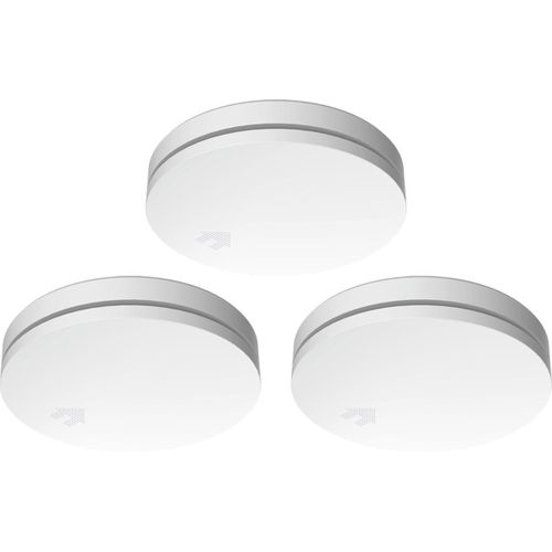 ELRO FS4610 Détecteur de fumée ultraplat avec une batterie de 10 ans - Avec label Q - EN14604:2005/AC:2008 - 3 Pièces