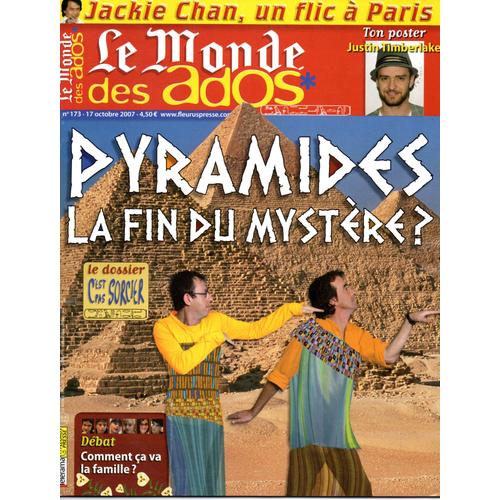 Le Monde Des Ados  N° 173 : Pyramides,La Fin Du Mystere