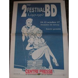 Centre Presse  N° 1997 : Meynet Journal 2e Festival Bd De Ligugé 1997