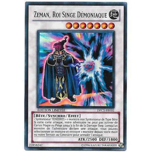 Yu-Gi-Oh Zeman, Roi Singe Démoniaque Dpc5-Fr002 Super Rare Édition Limitée