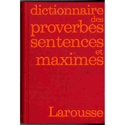 Diction.Des Proverbes