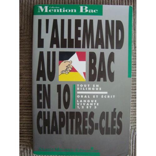 L'allemand Au Bac - Terminales, Toutes Sections Lv1, Lv2, Lv3, Tout En Bilingue