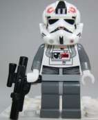 LEGO STAR WARS MINIFIG FIGURINE SNOWTROOPER ET PISTOLET BLASTER