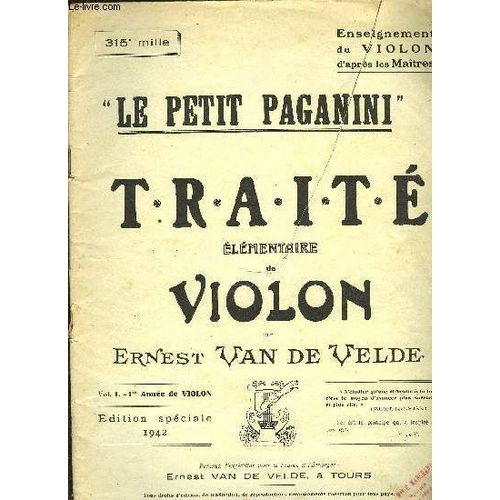 Traite Elementaire De Violon