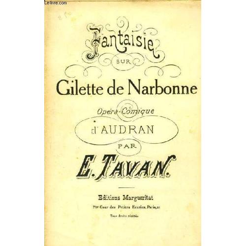 Fantaisie Extrait De Gillette De Narbonne Pour 1er Violon Conducteur