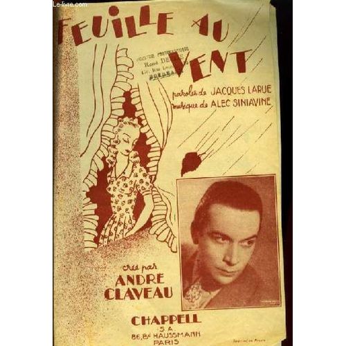 Feuille Au Vent Partition Pour Le Chant