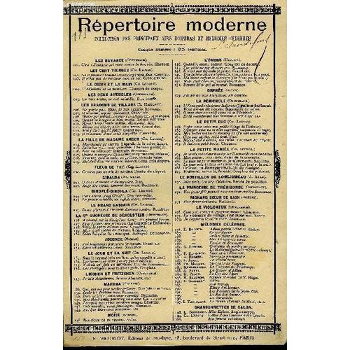 L'ombre Couplets