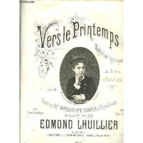 Vers Le Printemps Mélodie Tyrolienne Avec Vocalises Et Point D'orgue N°2 Soprano