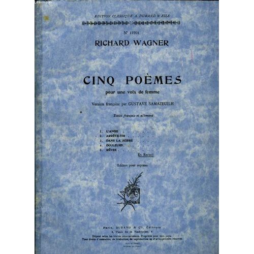 Cinq Poemes Pour Une Voix De Femmens