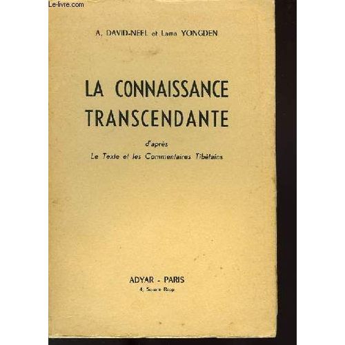 La Connaissance Transcendante