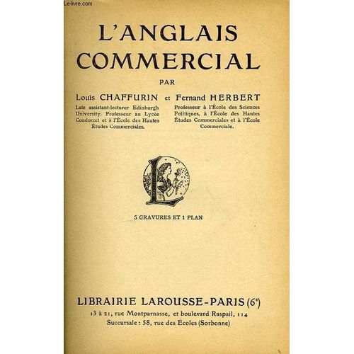 L'anglais Commercial