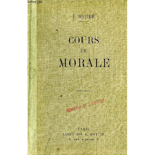 Cours De Morale