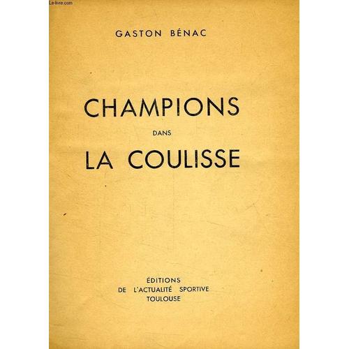 Champions Dans La Coulisse