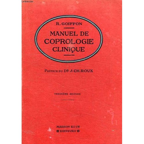 Manuel De Coprologie Clinique