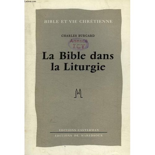 La Bible Dans La Liturgie