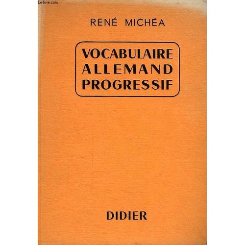 Vocabulaire Allemand Progressif