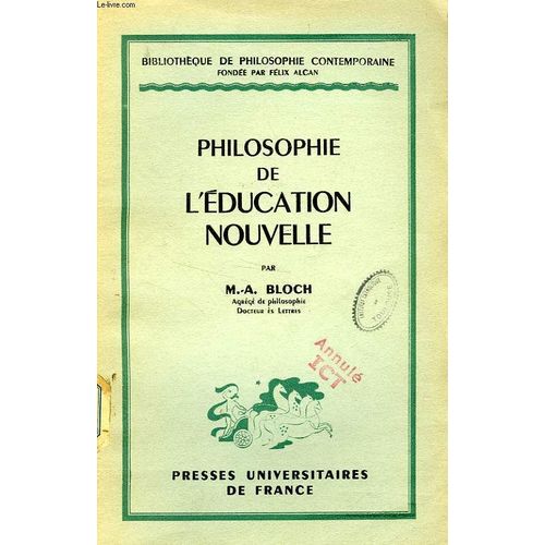 Philosophie De L'education Nouvelle