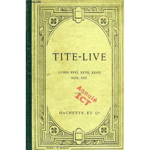 Ab Urbe Condita, Libri Xxvi, Xxx