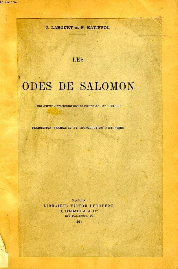 Les odes 2025 de salomon