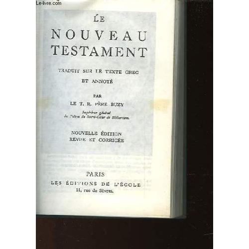 Le Nouveau Testament