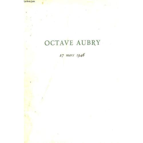 Octave Aubry - 27 Mars 1946