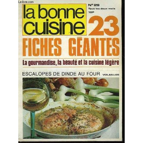 La Bonne Cuisine - N°29 - 23 Fiches Geantes | Rakuten